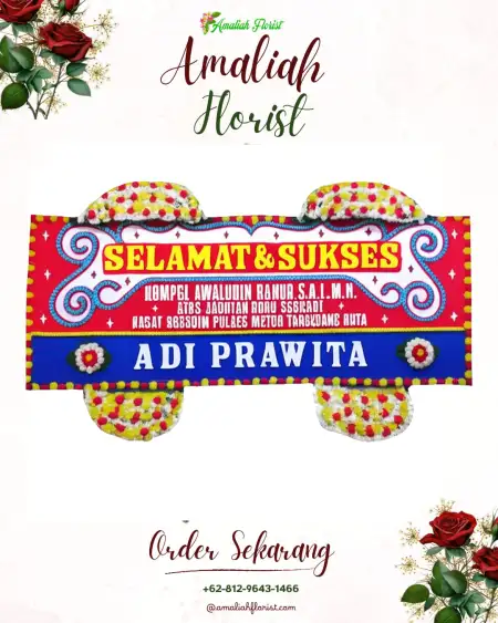 Papan Bunga Ucapan Selamat Lifofa